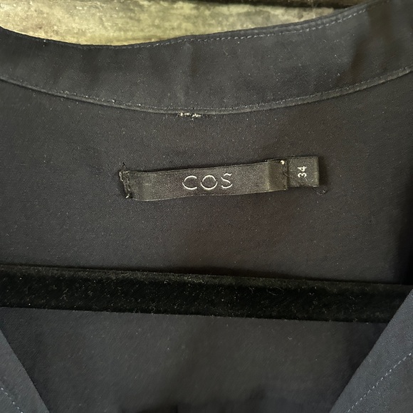 EUC COS Silky Navy Button Up - Picture 2 of 4